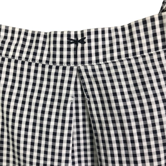 Tyler‎ Boe Women's Off The Shoulder Blouse 3/4 Sleeves White Gingham Cotton XS - Picture 8 of 11